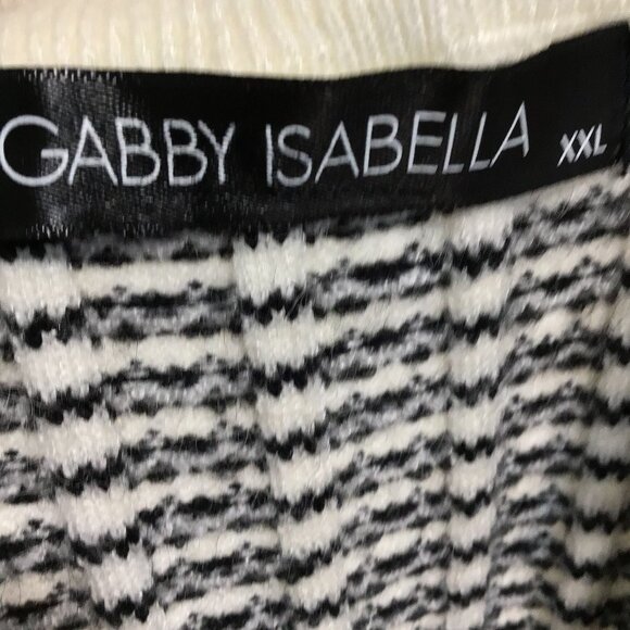 Gabby Isabella Buttercream Combo Knit Pencil Skirt Size XXL - Picture 5 of 6